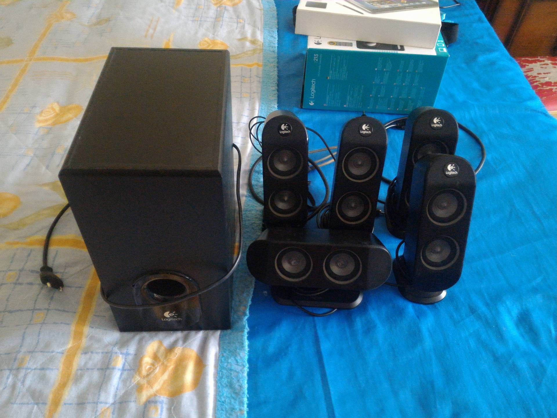 Logitech x-530 схема подключения Logitech x-530 схема подключения