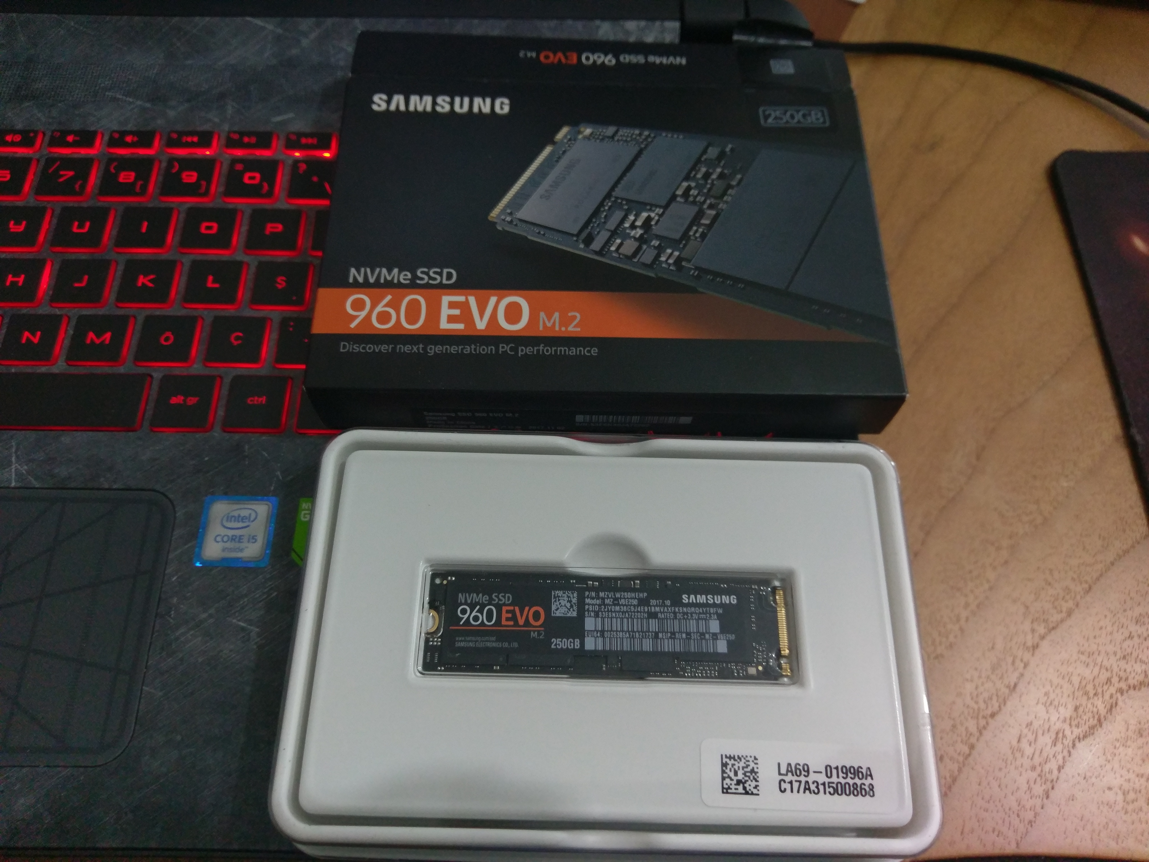 Samsung 960 Evo 250 Gb