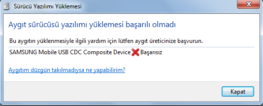 Samsung Mobile Usb Cdc Composite Device Hatası Kod 37 Donanımhaber Forum 5340