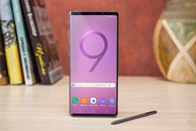   Appearance of the Samsung Galaxy Note 9 