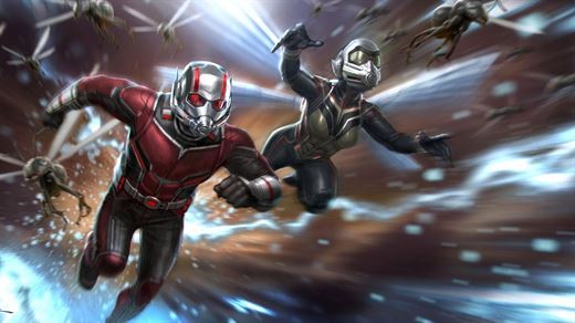   Ant-Man and The Wasp quickly began their ghost adventure 