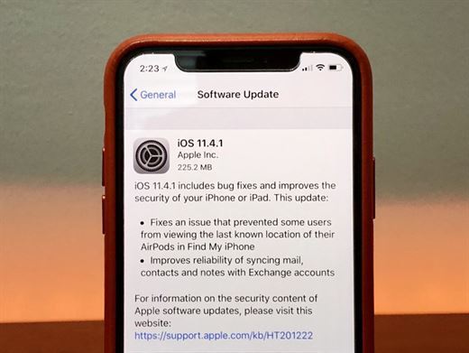   Applications start to fail after updating iOS 11.4.1 