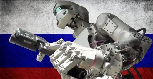   The Russian robot "Terminator" FEDOR is about to come out 