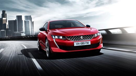   Hybrid version of the new Peugeot 508 coming in 2019 