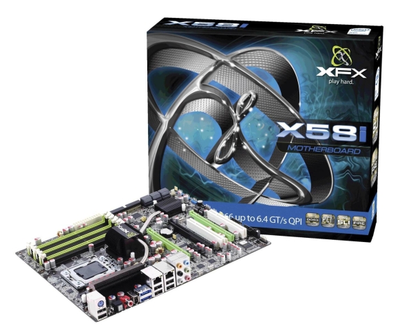 XFX'den Intel'in Core i7 işlemcileri için X58 yonga setli anakart