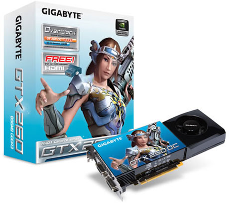 Gigabyte GeForce GTX 260 OC modelini duyurdu