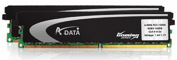 A-DATA 1600MHz'de çalışan Gaming serisi DDR3 belleklerini duyurdu