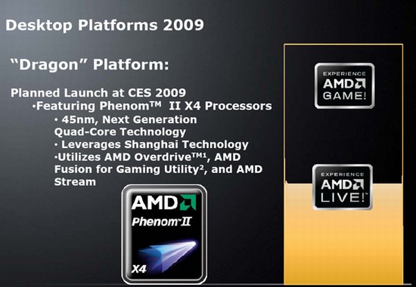 AMD Phenom II işlemcilerinin lansman tarihini açıkladı