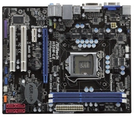 ASRock'dan 32nm Intel işlemciler için Micro-ATX anakart: H55M-LE