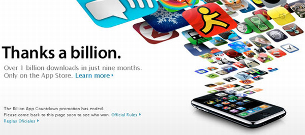 Apple: App Store'da 1 milyar indirme barajı aşıldı