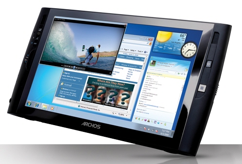 Archos'un Windows 7'li yeni tablet bilgisayarı Archos 9 22 Ekim'de geliyor