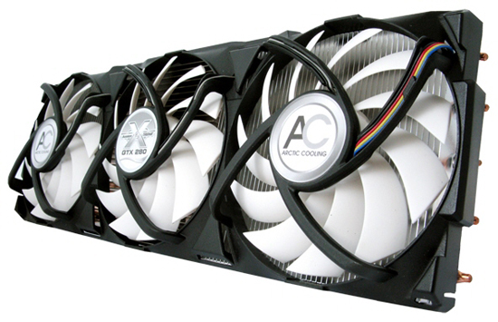 Arctic Cooling'den GeForce GTX 200 serisi için soğutucu; Accelero Xtreme GTX 280