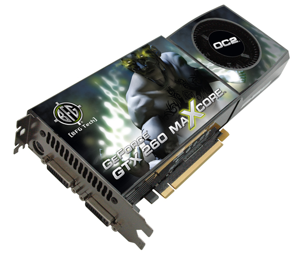 BFG 216 paralel işlemcili GeForce GTX 260 OC2 Maxcore modelini duyurdu