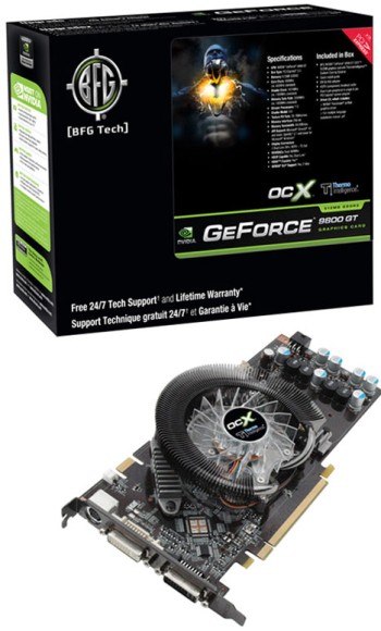 BFG'den ThermoIntellince serisi GeForce 9800GT OCX