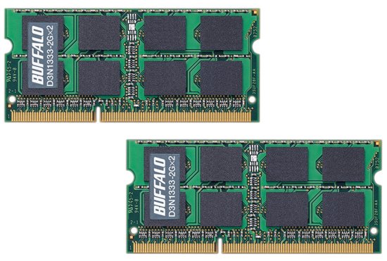 Buffalo dizüstü bilgisayarlar için 1333MHz'de çalışan DDR3 bellekler hazırladı