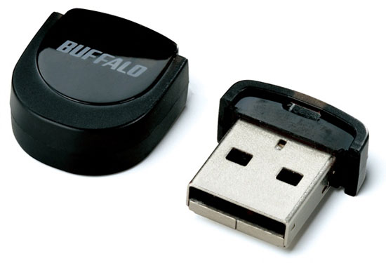 Buffalo'dan 16GB kapasiteli süper-kompakt (5mm) USB bellek