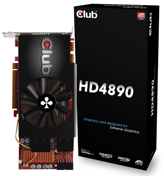 Club 3D özel tasarımlı Radeon HD 4890 modelini duyurdu