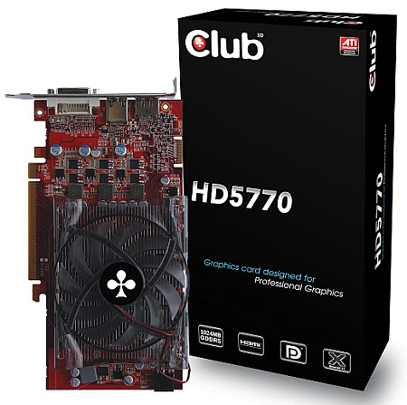 Club3D soğutucusuyla farklılaşan Radeon HD 5770 modelini tanıttı