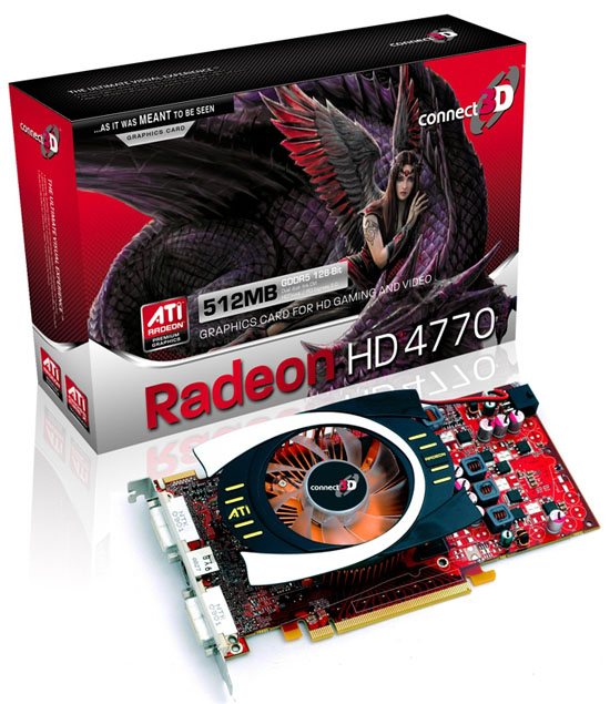 Connect3D'nin Radeon HD 4770 modeli gün ışığına çıktı
