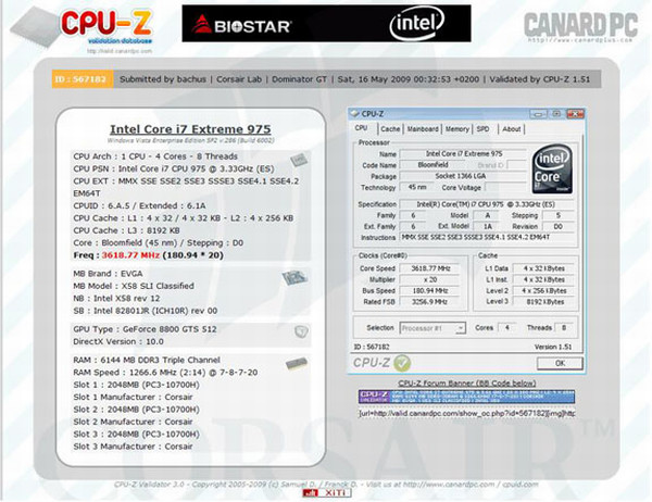 Corsair'in 6GB'lık DDR3 bellek kiti 2533MHz'e hız aşırtıldı