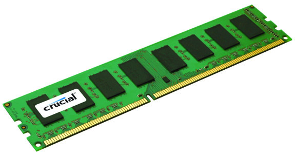 Lexar Media 4GB kapasiteli Crucial DDR3 bellek modülünü duyurdu