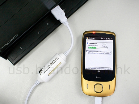 Brando'dan dahili kart okuyuculu mini USB data kablosu