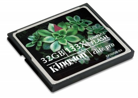 Kingston, 32 GB kapasiteli CompactFlash kartını tanıttı