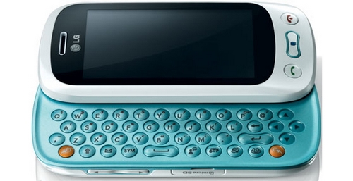 LG Mobile'dan QWERTY klavyeli cep telefonu; GT350