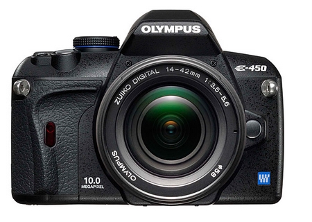 Olympus'dan yeni bir D-SLR kamera daha; E450