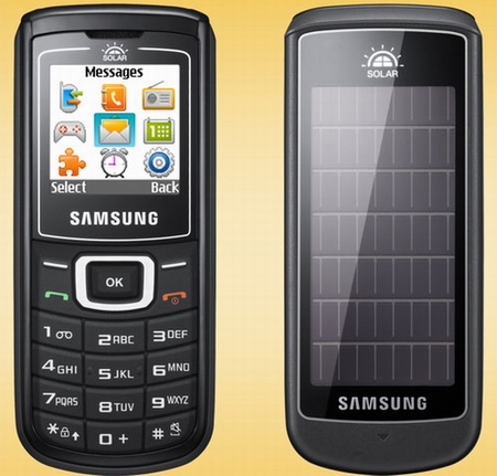 Samsung'dan güneş panelli alt segment telefon; E1107