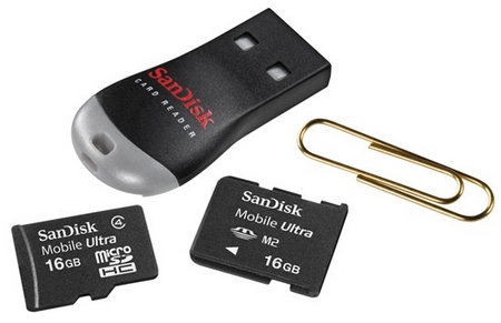 SanDisk, 16 GB microSDHC ve MS Micro kartlarının dağıtımına başlıyor