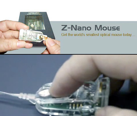 Z-Nano; Dünya'nın en küçük optik faresi