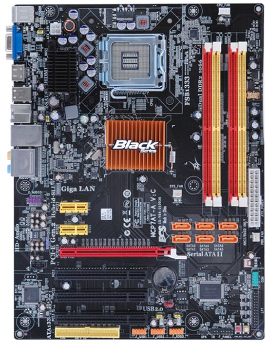 ECS'den GeForce 9300 yonga setli Black serisi yeni anakart
