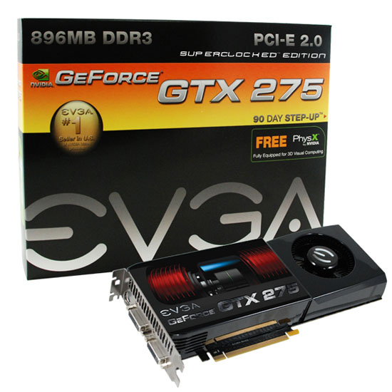 EVGA'nın GeForce GTX 275 SuperClocked modeli detaylandı