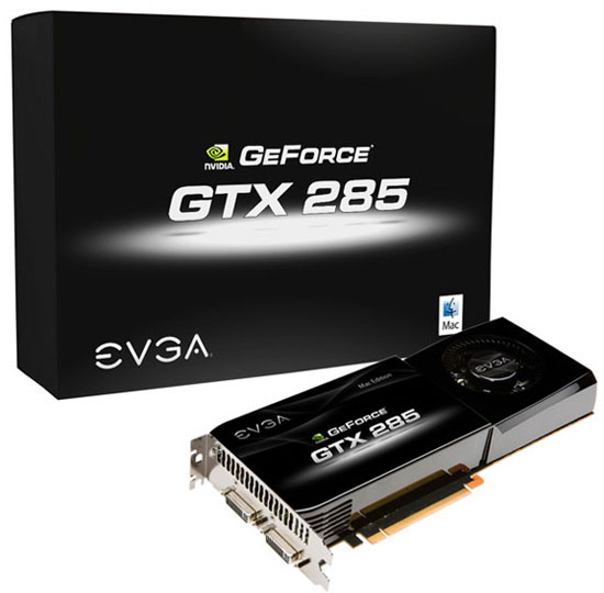 EVGA, GeForce GTX 285 Mac Edition modelini kullanıma sundu