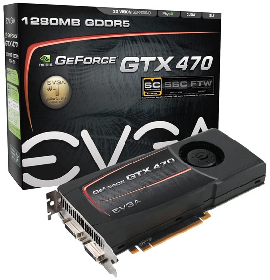 Hız aşırtmalı Fermi'ler de yolda: EVGA'dan GeForce GTX 470 SC ve GTX 480 SC