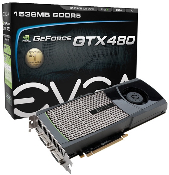 EVGA, GeForce GTX 470 ve GeForce GTX 480 modellerini duyurdu