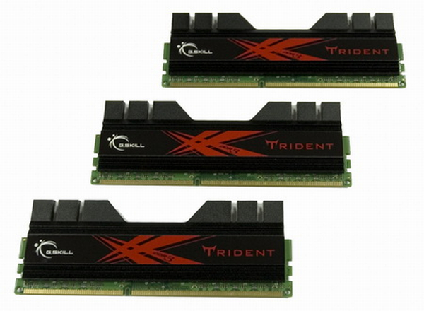 G.Skill, Trident serisi 2GHz'de çalışan DDR3 bellek kitini duyurdu