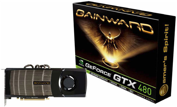 Gainward, GeForce GTX 470 ve GeForce GTX 480 modellerini duyurduGainw