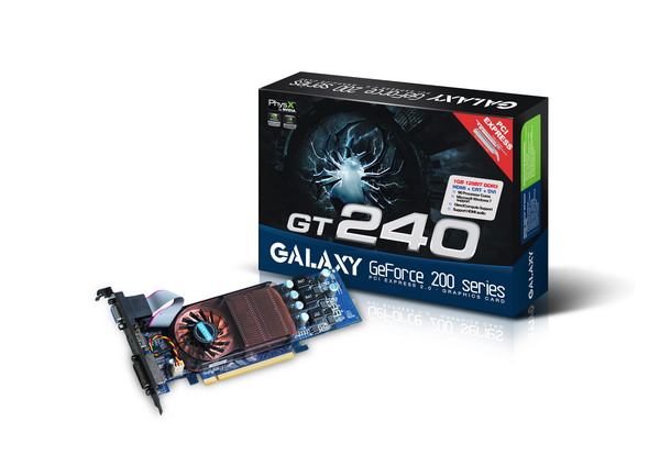 Galaxy özel tasarımlı iki yeni GeForce GT240 hazırladı