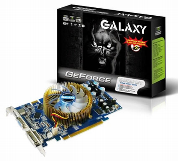 Galaxy düşük güç tüketimli iki yeni GeForce 9800GT hazırladı