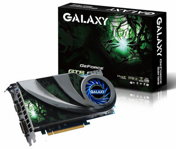Galaxy özel tasarımlı GeForce GTS 250 modelini duyurdu