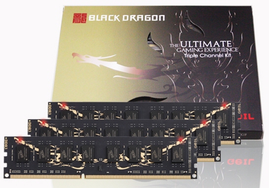 GeIL'den Black Dragon serisi 30 yeni DDR3 bellek kiti