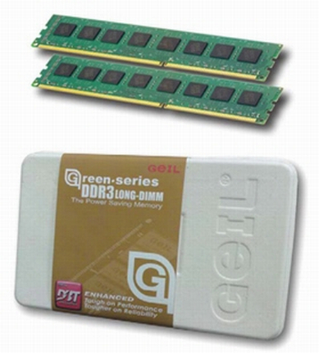 GeIL enerji verimli dört yeni DDR3 bellek kiti hazırladı