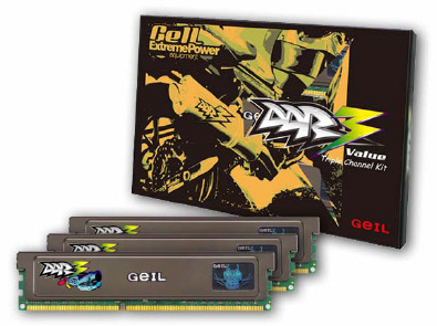 GeIL, Intel'in Nehalem platformu için 22 yeni DDR3 bellek kiti hazırladı