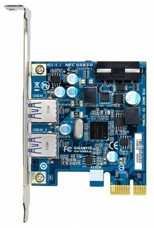 Gigabyte USB 3.0 için PCIe x1 uyumlu genişleme kartı hazırladı