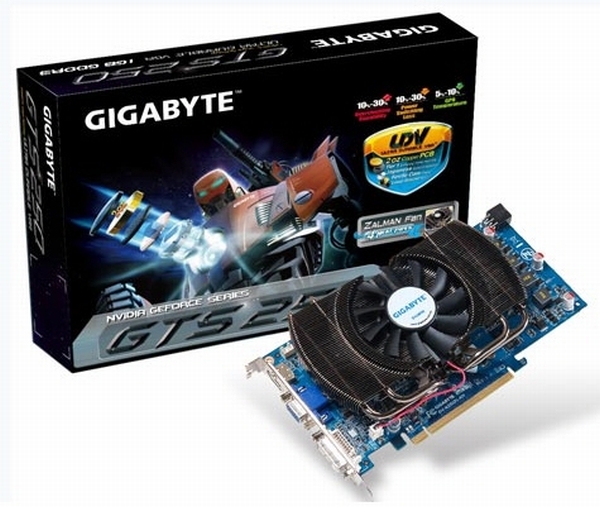 Gigabyte, Ultra Durable serisi GeForce GTS 250 modelini duyurdu