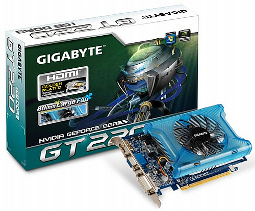 Gigabyte'dan DirectX 10.1 destekli yeni ekran kartı; GeForce GT220 OC