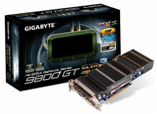 Gigabyte pasif soğutmasıyla dikkat çeken GeForce 9800GT modelini duyurdu