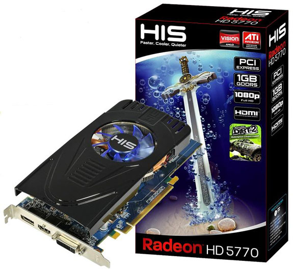 HIS özel tasarımlı Radeon HD 5770 modelini duyurdu